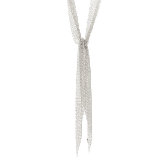 Sterling Silver Elsa Peretti Small Mesh Scarf Necklace