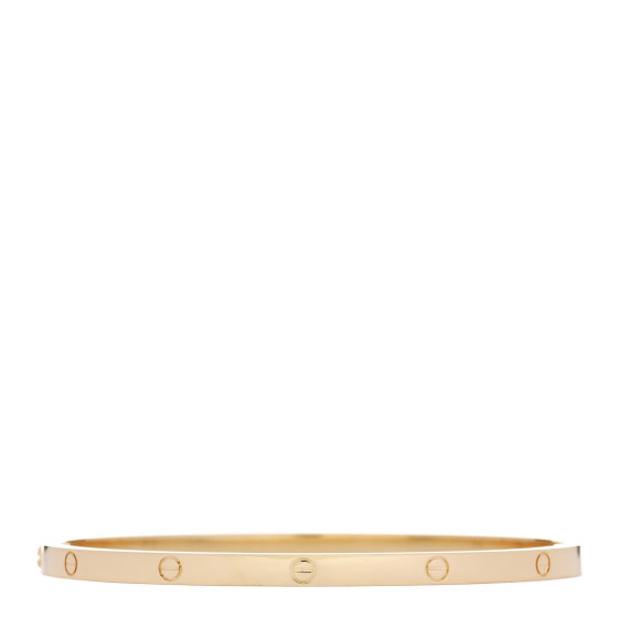 18K Yellow Gold Small LOVE Bracelet 18