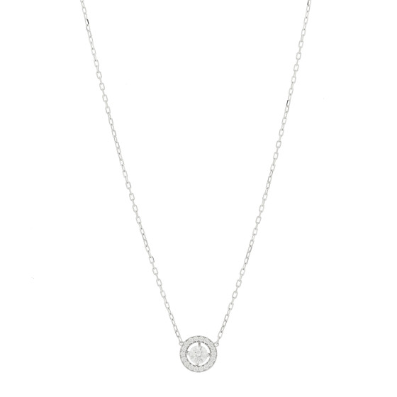 18K White Gold Diamond .59ct Ava Pendant Necklace