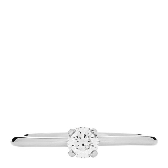 Platinum Diamond .20ct Solitaire Engagement Ring 48 4.5