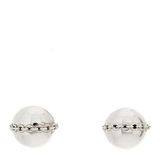 Sterling Silver HardWear Bolt Ball Earrings