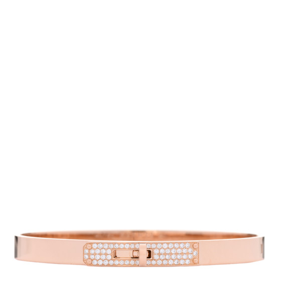 18K Rose Gold Diamond PM Kelly Pave Bracelet SH