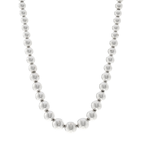 Sterling Silver HardWear Graduated Ball Necklace