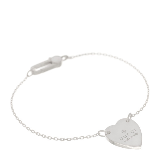 Sterling Silver Trademark Heart Bracelet