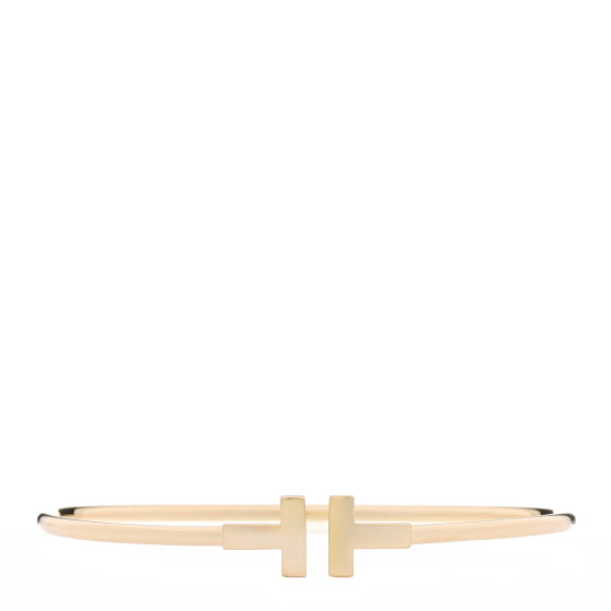 18K Yellow Gold T Wire Bracelet