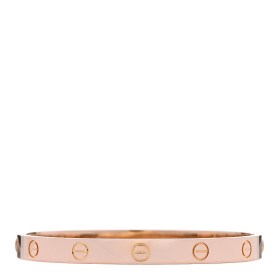 18K Pink Gold LOVE Bracelet 17