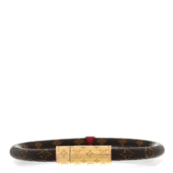 Monogram Daily Confidential Bracelet 17 Red