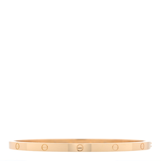 18K Yellow Gold Small LOVE Bracelet 18