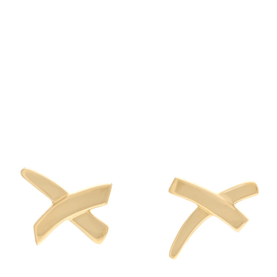 18K Yellow Gold Paloma's Graffiti X Earrings