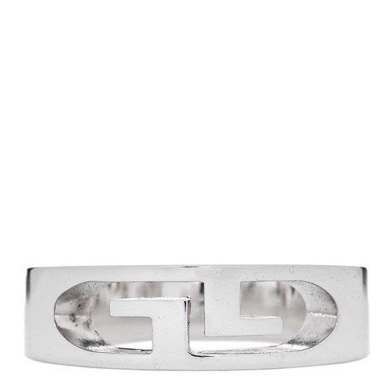 Sterling Silver GG Cutout Ring 49 4.75