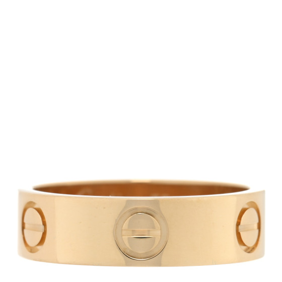 18K Yellow Gold 5.5mm LOVE Ring 53 6.25