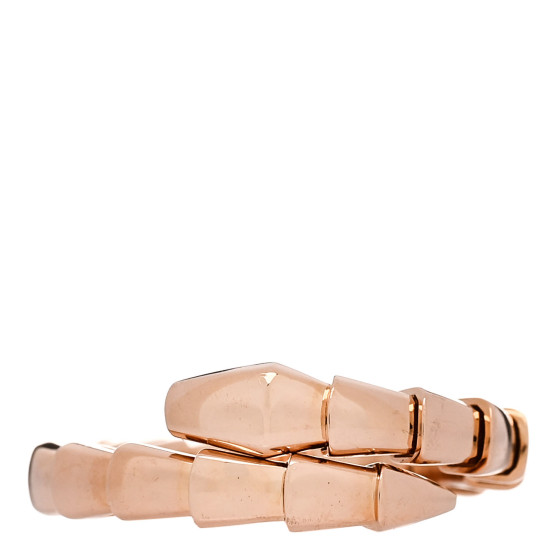 18K Rose Gold Serpenti Viper Ring L