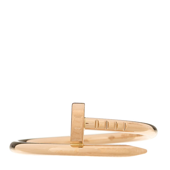 18K Pink Gold Small Juste Un Clou Ring 56 7.5