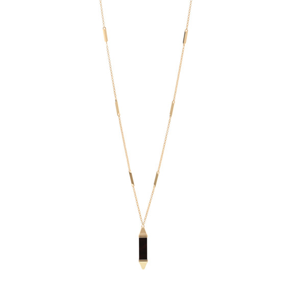 18K Yellow Gold Snakewood Large Les Berlingtos de Cartier Necklace