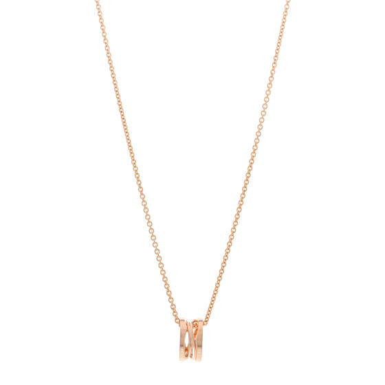 18K Rose Gold B.Zero1 Open Legends Pendant Necklace