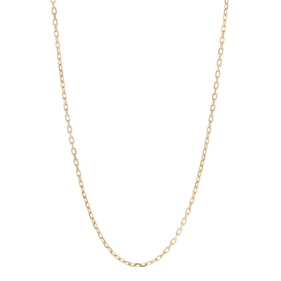 18K Yellow Gold Lucky Chain Necklace