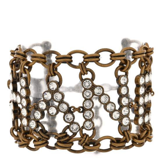 Crystal City of Lights Chain Bracelet Gold