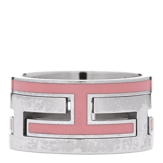 Sterling Silver Enamel Arcane Move H Ring 50 5.25 Rose