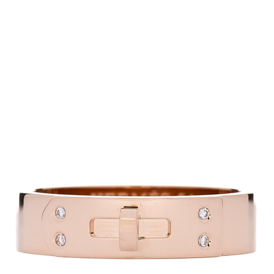 18K Rose Gold Diamond PM Kelly Ring 54 7