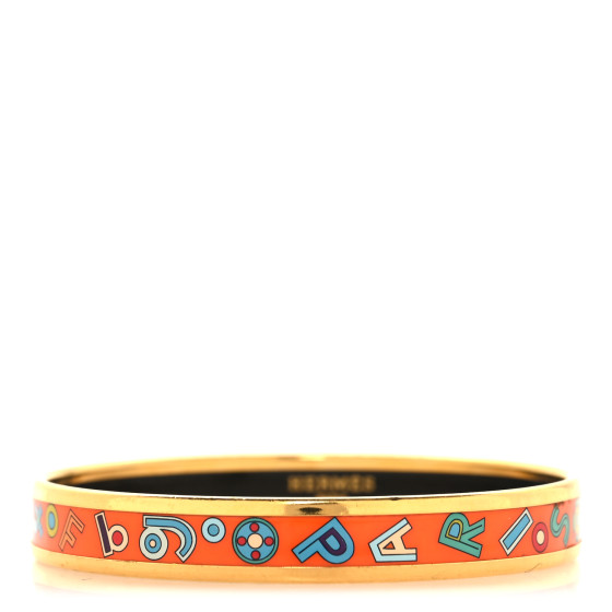 Enamel Narrow Printed Tohu Bohu Bracelet 65