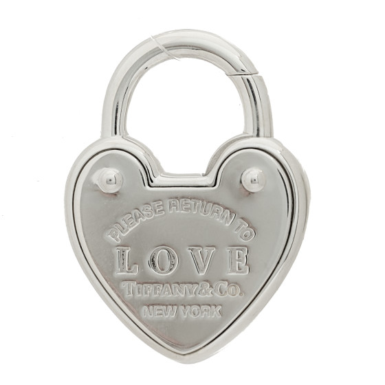 Sterling Silver Return to Love Heart Lock Charm
