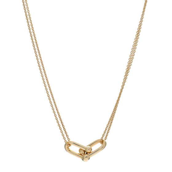 18K Yellow Gold HardWear Double Link Pendant Necklace