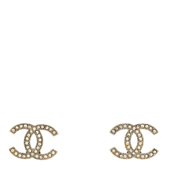 Crystal Mini Timeless CC Earrings Silver
