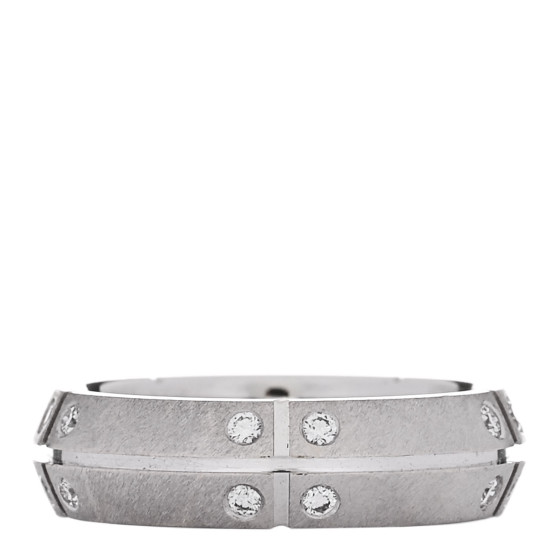 18K White Gold Diamond Streamerica Ring 49 5