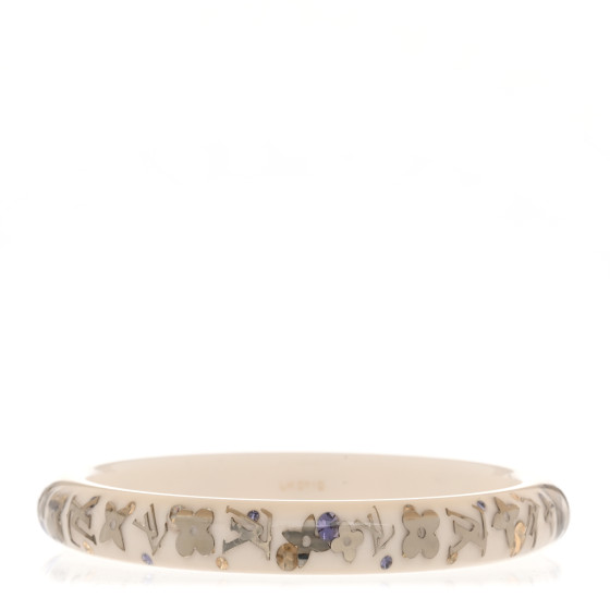 Resin Swarovski Medium Inclusion Bracelet PM White