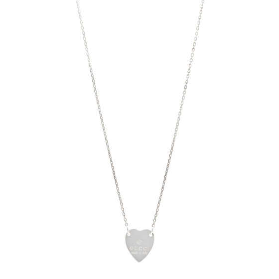 Sterling Silver Trademark Heart Pendant Necklace
