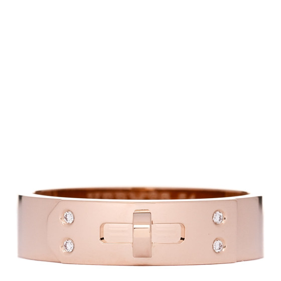 18K Rose Gold Diamond PM Kelly Ring 54 7