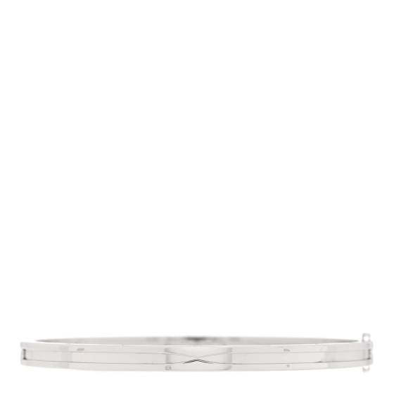 18K White Gold Narrow B.Zero1 Bangle Bracelet ML