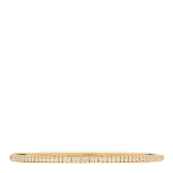 18K Yellow Gold Diamond Etincelle de Cartier Bangle Bracelet 16