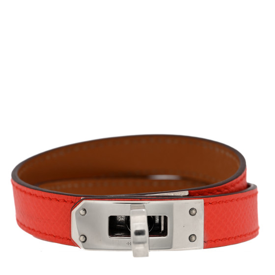 Epsom Kelly Double Tour Bracelet M Rose Jaipur