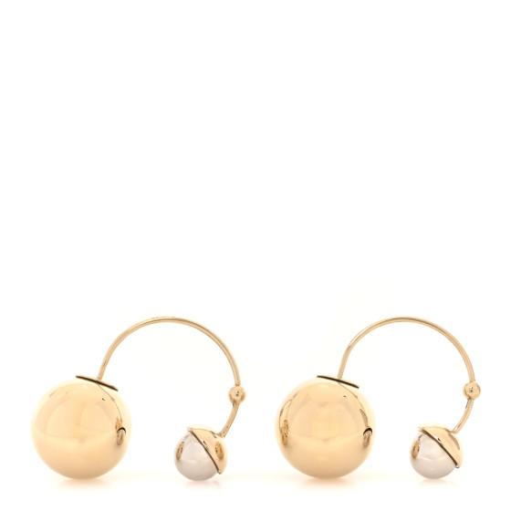 Metal Ultradior Half Hoop Earrings Gold