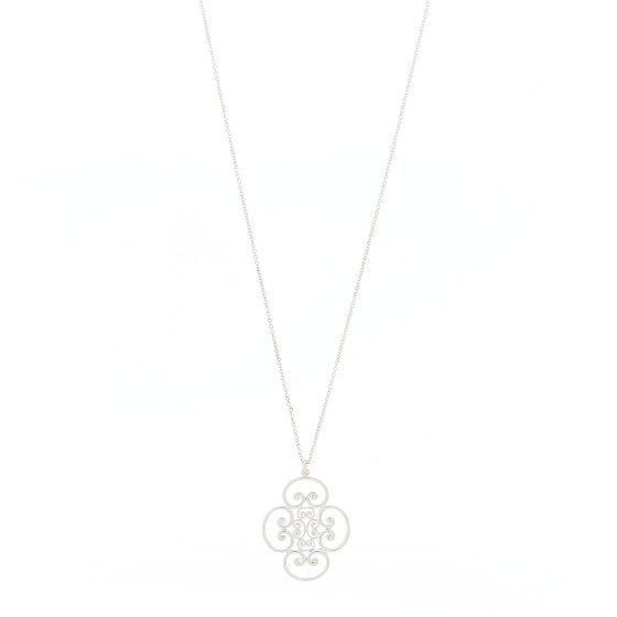 Sterling Silver Paloma Picasso Venezia Goldoni Quadruplo Pendant Necklace