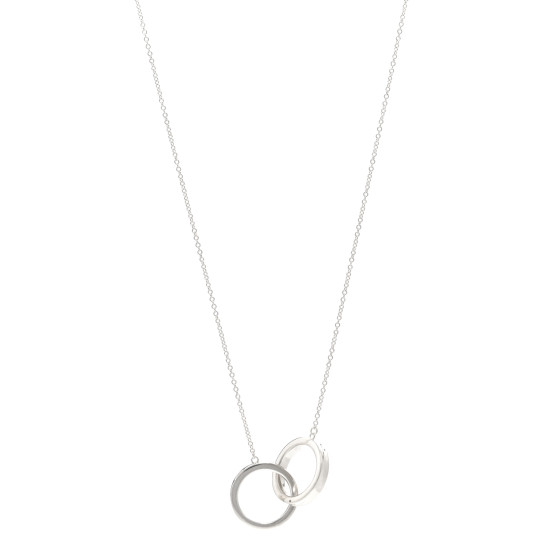 Sterling Silver 1837 Interlocking Circles Pendant Necklace