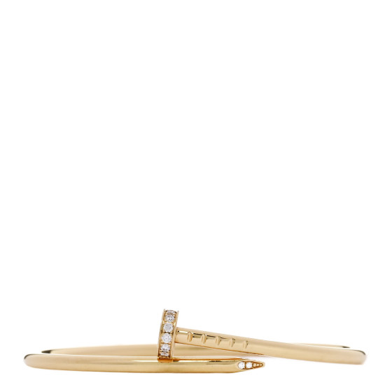 18K Yellow Gold Diamond Small Juste Un Clou Bracelet 14