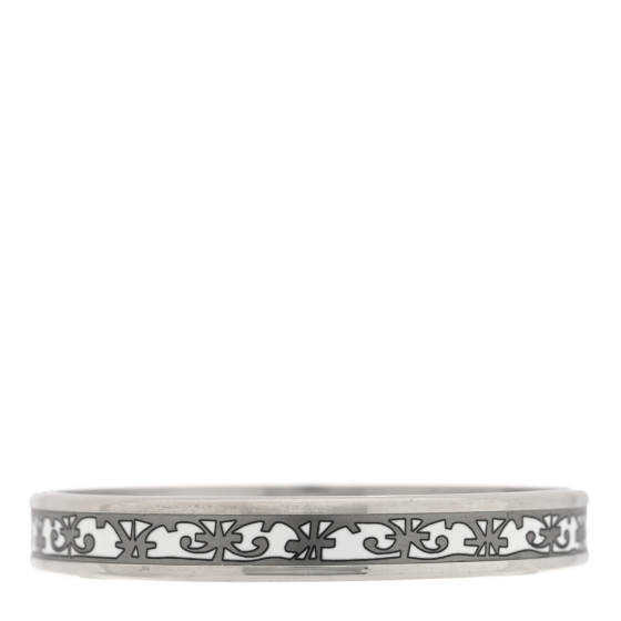 Enamel Printed Narrow Balcons Du Guadalquivir Bracelet Platine