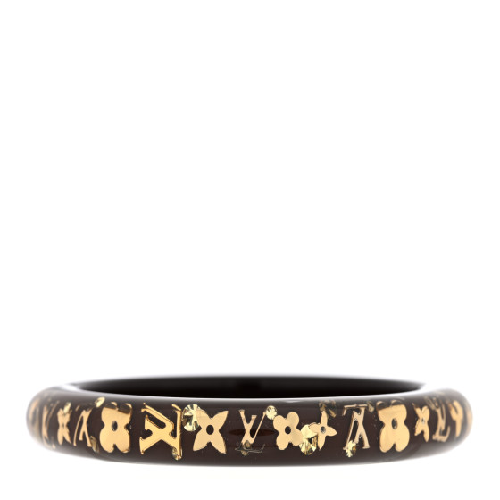 Resin Swarovski Medium Inclusion Bracelet PM Marron