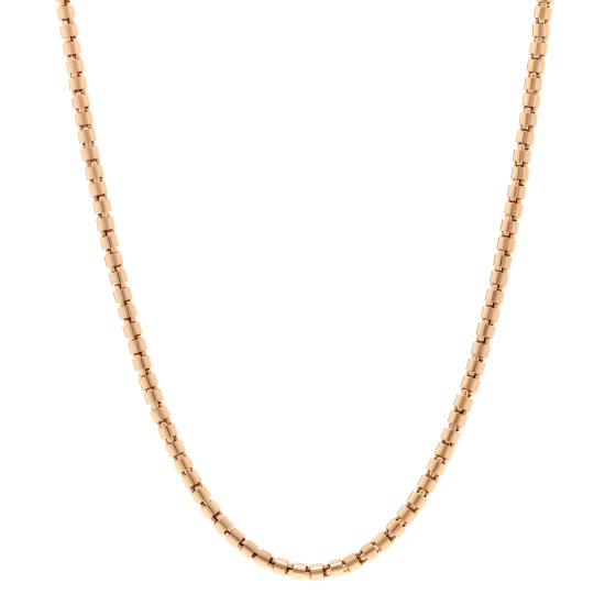18K Rose Gold 3mm Chain Necklace