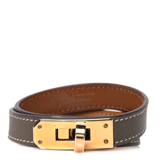 Swift Kelly Double Tour Bracelet M Etoupe