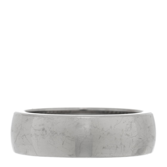 Titanium Sterling Silver 6mm Streamline Band Ring 51 5.75