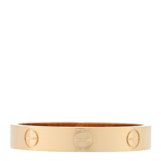 18K Pink Gold 3.5mm LOVE Wedding Band Ring 60 9