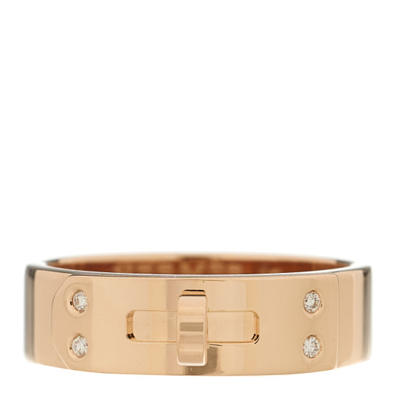 18K Rose Gold Diamond PM Kelly Ring 47 4
