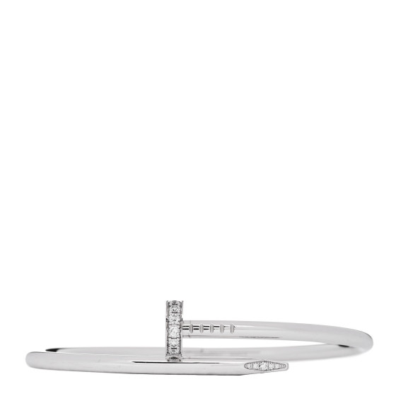 18K White Gold Diamond Juste Un Clou Bracelet 18