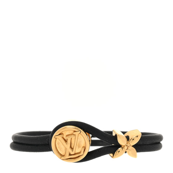 Calfskin Keep A Secret Bracelet Black