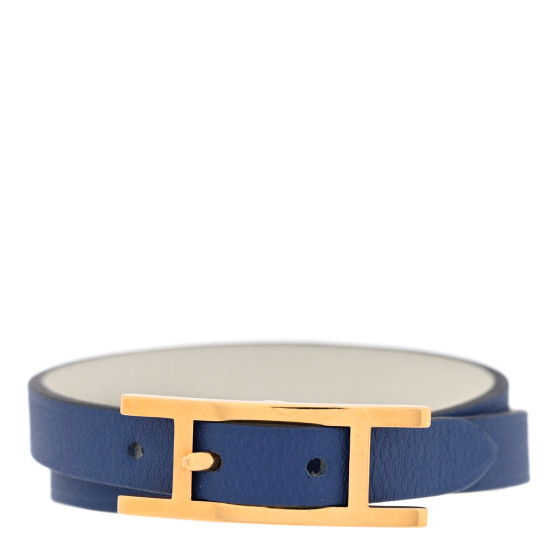 Chamonix Behapi Double Tour Bracelet T2 Bleu Brighton White