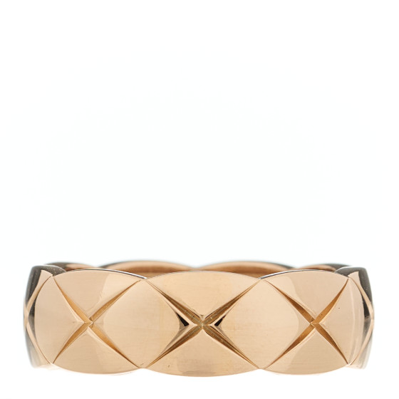 18K Beige Gold Small Coco Crush Ring 57 8