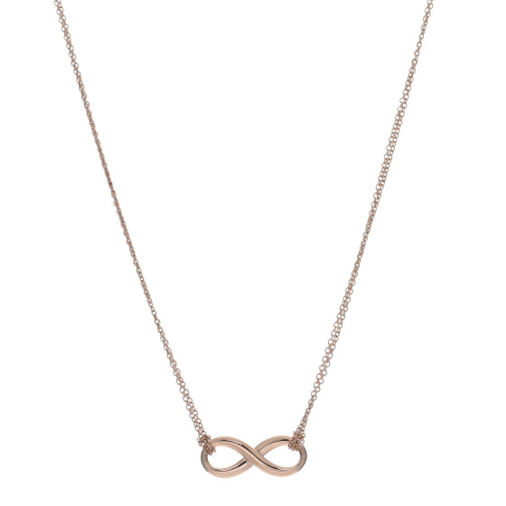 Rubedo Infinity Double Chain Necklace